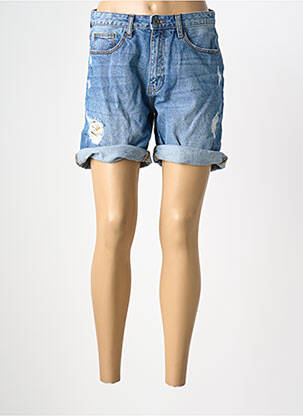 Short bleu JACQUELINE DE YONG femme