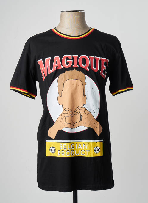 T-shirt noir ZEB STYLE LAB  homme