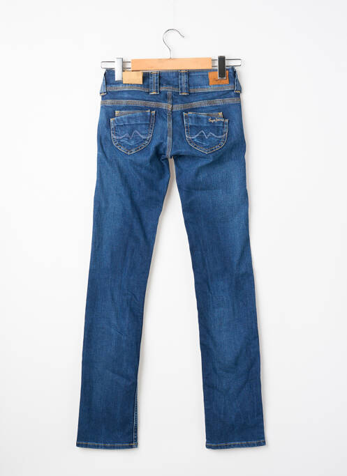 Jeans coupe droite bleu PEPE femme