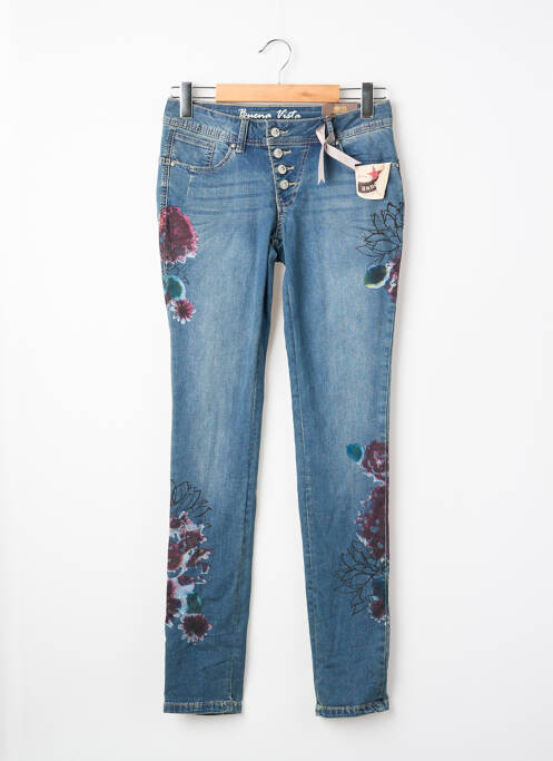 Jeans skinny bleu BUENA VISTA femme
