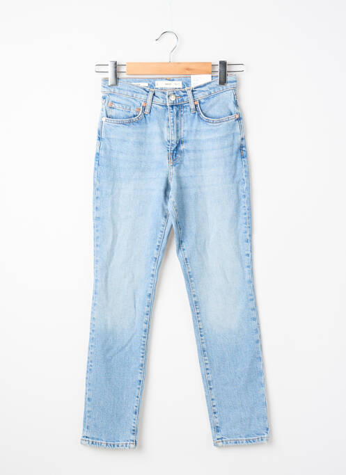 Jeans coupe slim bleu MANGO femme