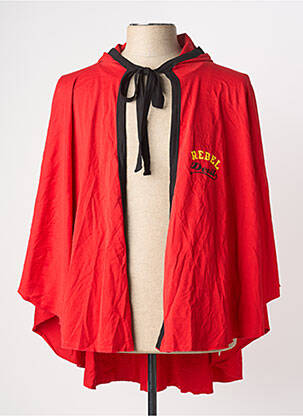 Poncho rouge ZEB STYLE LAB  femme