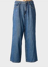 Jeans coupe large bleu ONLY femme