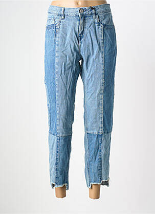 Pantacourt bleu MANGO femme