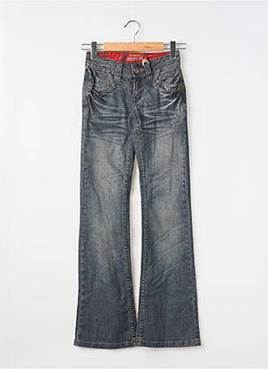 Jean coupe flare bleu GET INFECTED femme