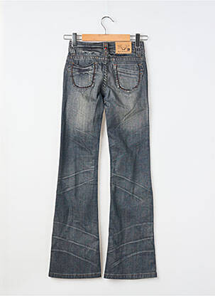 Jean coupe flare bleu GET INFECTED femme
