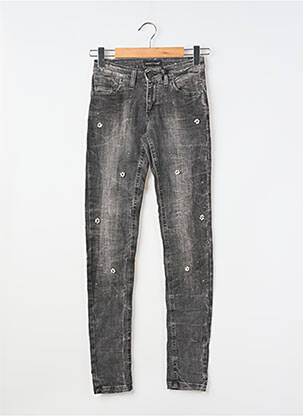 Jeans skinny gris ASTRID BLACK LABEL femme