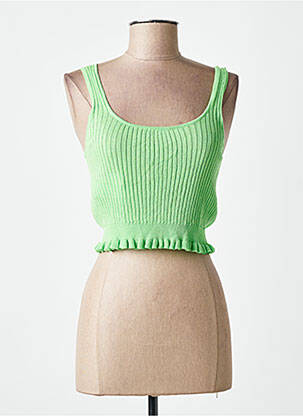 Débardeur vert MANGO femme