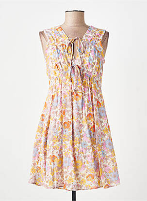 Robe courte rose MANGO femme