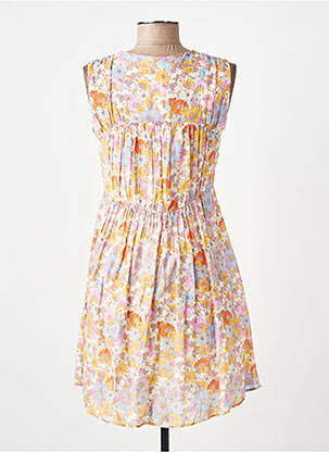 Robe courte rose MANGO femme