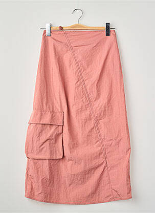 Jupe mi-longue rose NEON & NYLON femme
