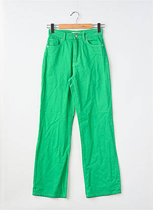 Jean coupe flare vert ONLY femme
