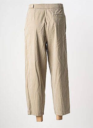Pantalon 7/8 beige YUGEN femme