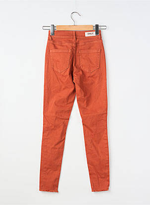 Jeans coupe slim orange ONLY femme
