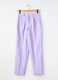 Pantalon droit violet JJXX femme