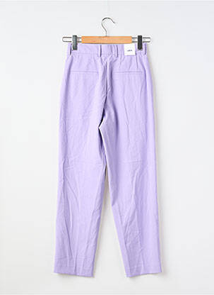 Pantalon droit violet JJXX femme