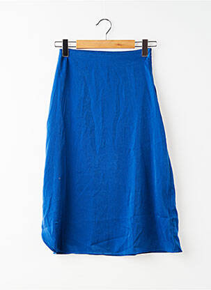 Jupe mi-longue bleu ONLY femme