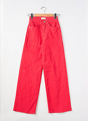 Jeans coupe large rouge ONLY femme