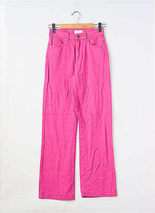 Jeans coupe large rose ONLY femme