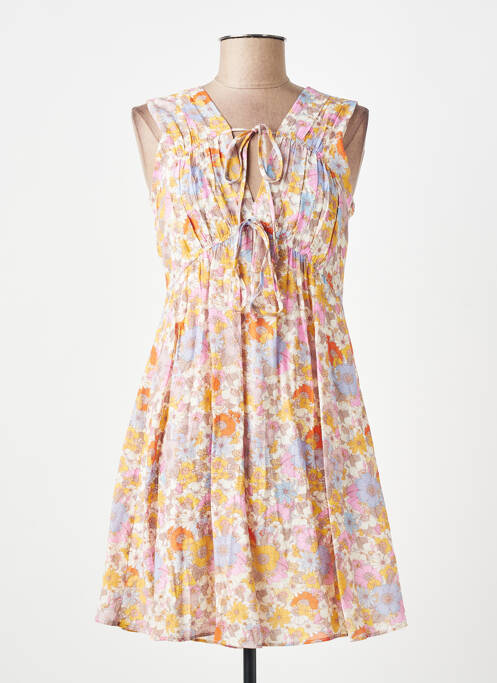 Robe courte rose MANGO femme