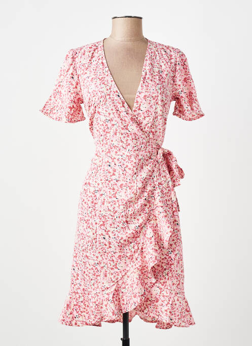 Robe courte rose ONLY femme