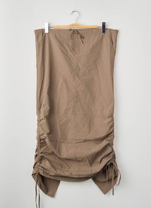 Jupe mi-longue marron JJXX femme