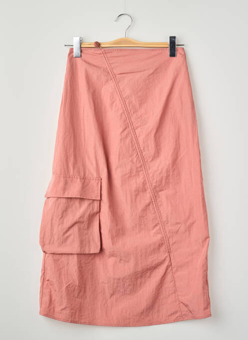 Jupe mi-longue rose NEON & NYLON femme