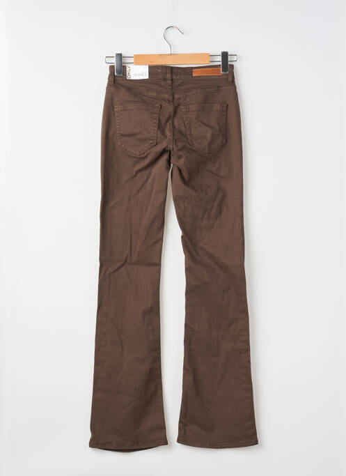 Jean coupe flare marron ONLY femme