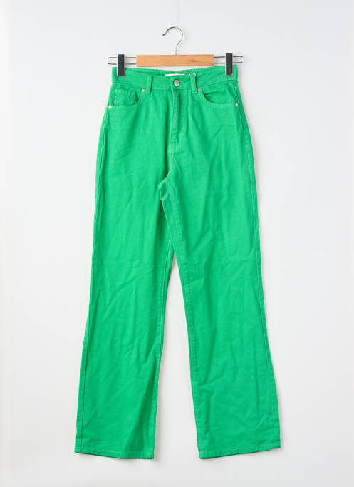 Jean coupe flare vert ONLY femme