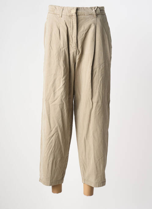 Pantalon 7/8 beige YUGEN femme
