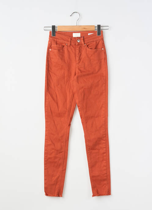 Jeans coupe slim orange ONLY femme