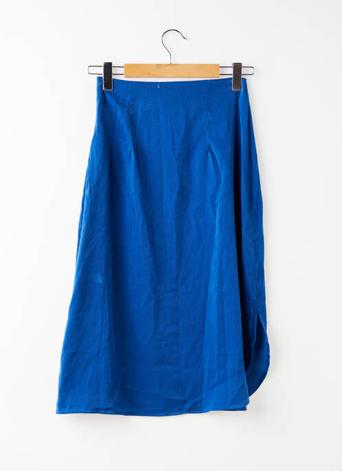 Jupe mi-longue bleu ONLY femme