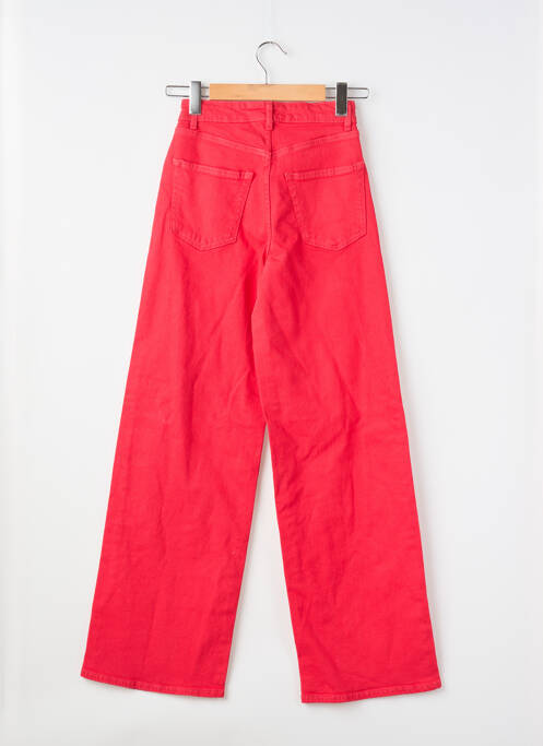 Jeans coupe large rouge ONLY femme
