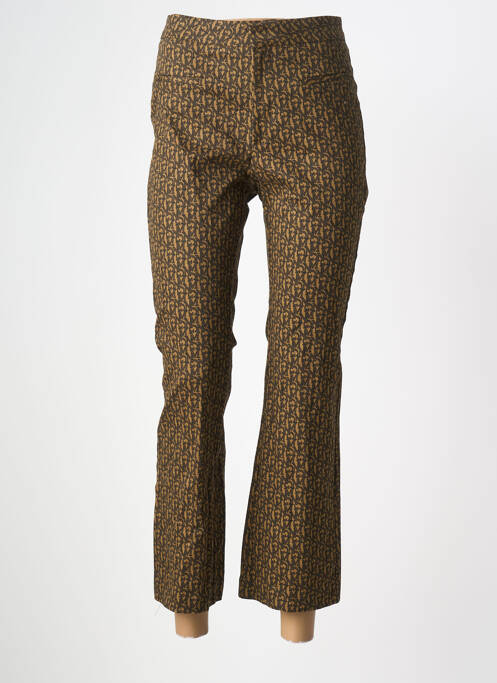 Pantalon flare marron MANGO femme