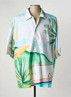 Chemise manches courtes bleu JACK & JONES homme