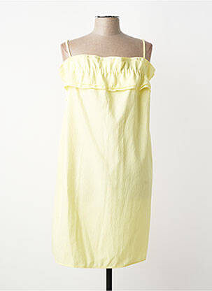 Robe courte jaune VILA femme