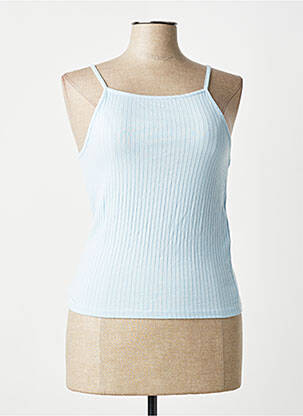 Débardeur bleu JACQUELINE DE YONG femme