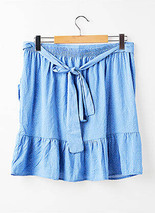 Jupe courte bleu ONLY femme