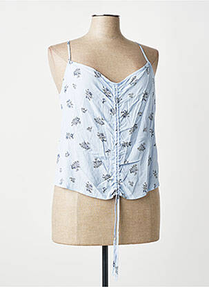 Top bleu MANGO femme