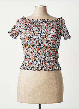 T-shirt bleu JACQUELINE DE YONG femme