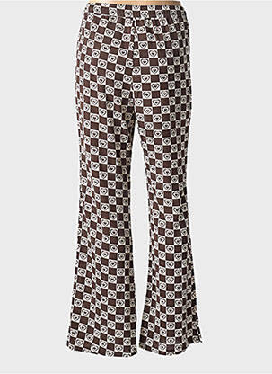 Pantalon flare marron ONLY femme