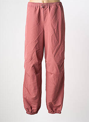 Pantalon droit rouge NEON & NYLON femme