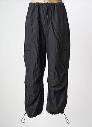 Pantalon cargo noir MANGO femme