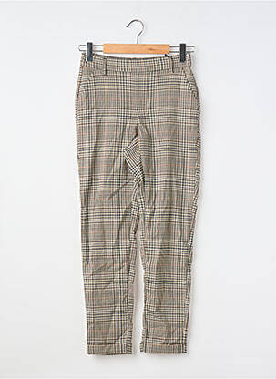 Pantalon droit marron VERO MODA femme