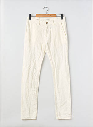 Pantalon droit beige TOM TAILOR homme