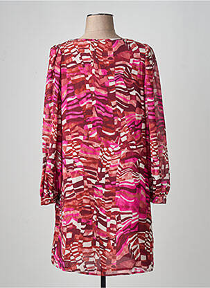 Robe mi-longue rose VERO MODA femme