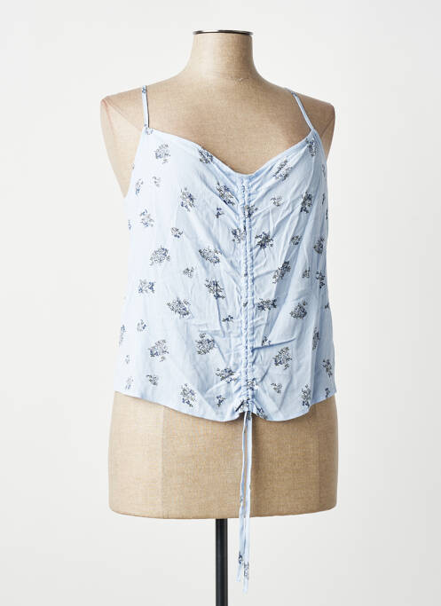 Top bleu MANGO femme