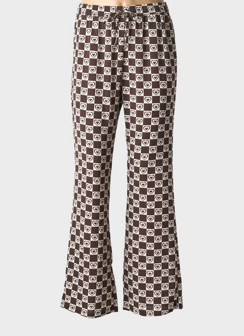 Pantalon flare marron ONLY femme