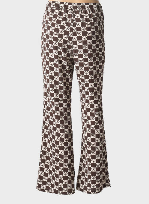 Pantalon flare marron ONLY femme