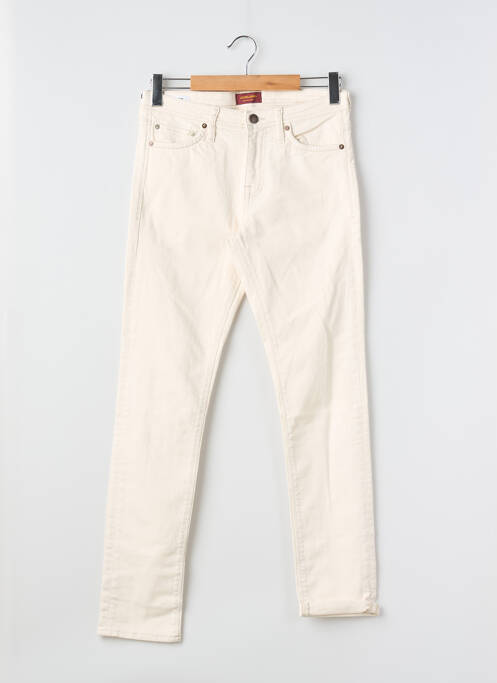 Jeans coupe slim blanc JACK & JONES homme